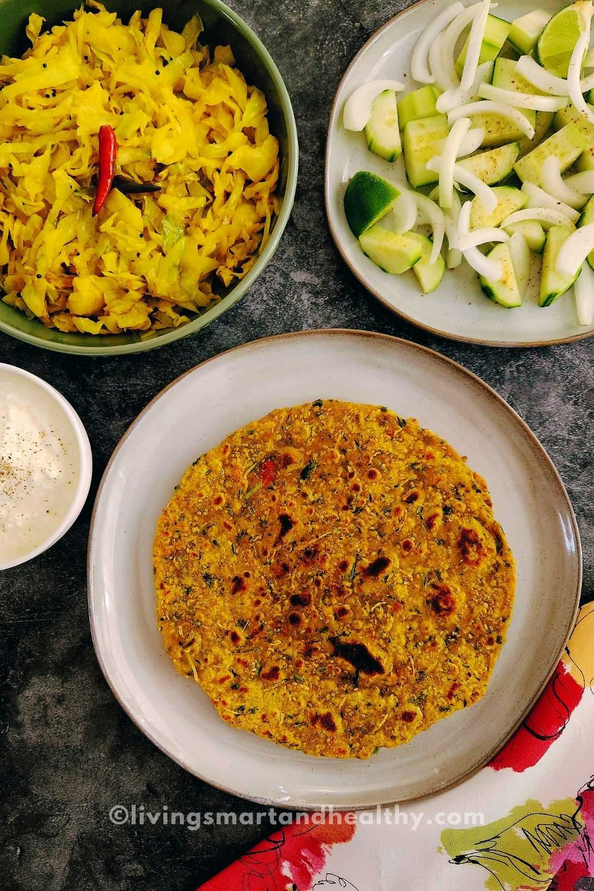 paratha zucchini 