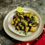 dill leaves recipe with potatoes