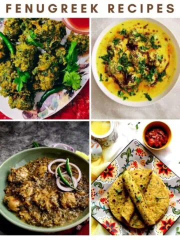 indian recipes with fresh methi