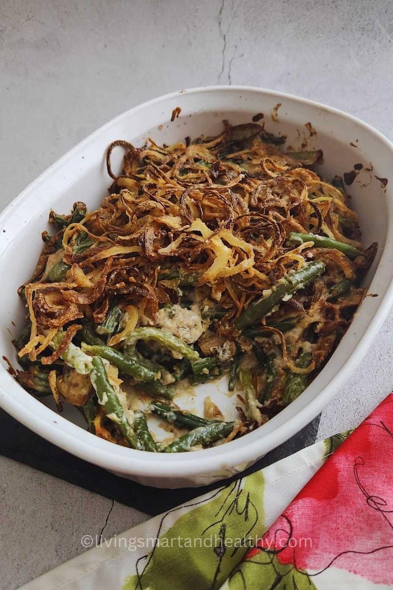 fresh green bean casserole from scratch