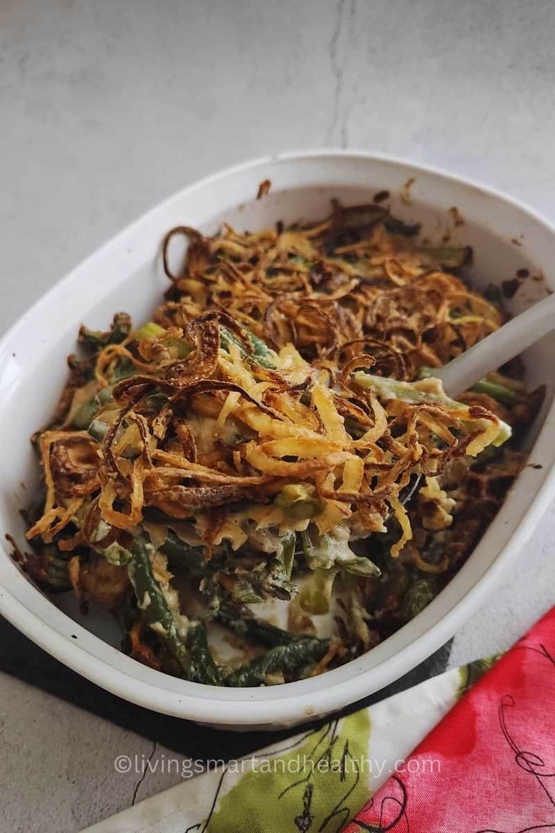 homemade green bean casserole from scratch
