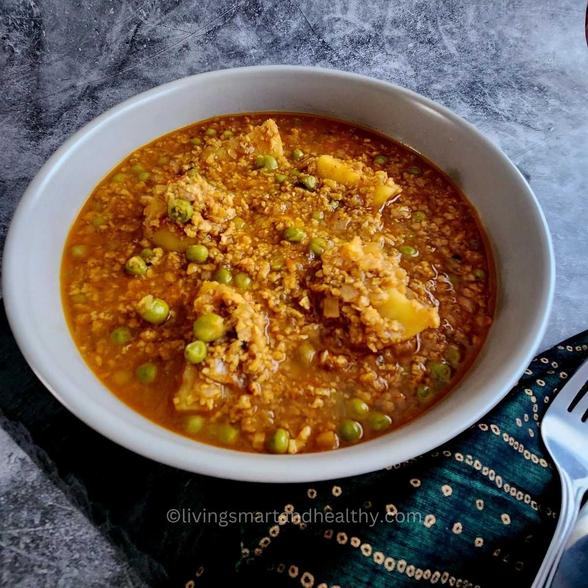soya aloo matar