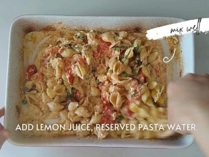 viral baked feta pasta step9