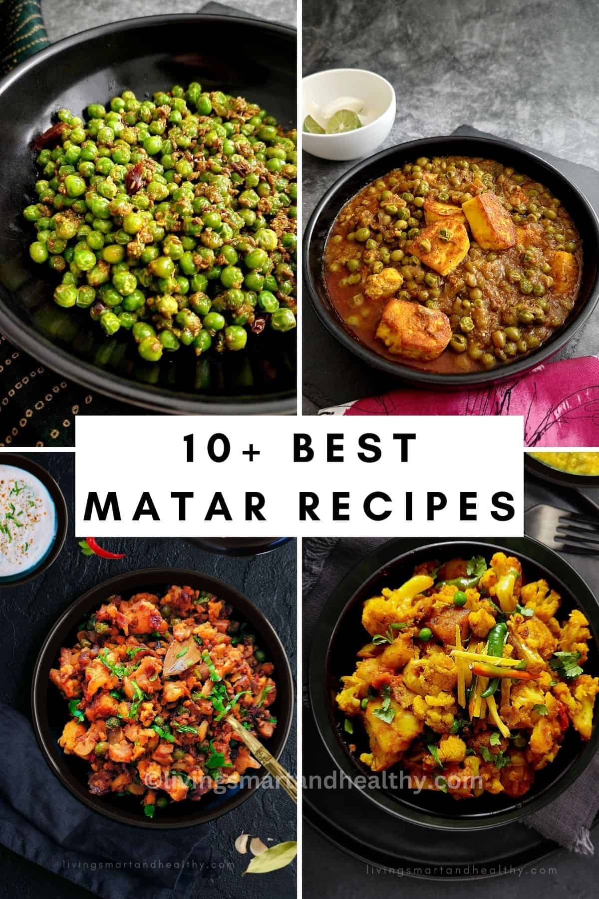 matar recipes Indian for everyday cooking, easy and delicious