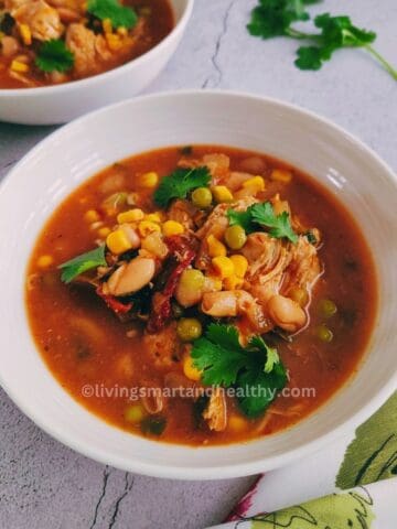 spicy Mexican chicken soup
