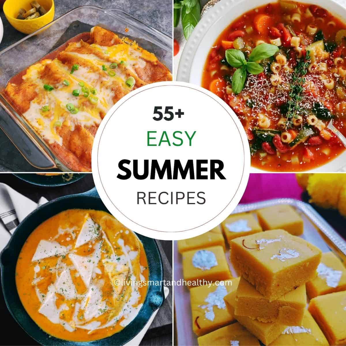 collection of easy summer recipes
