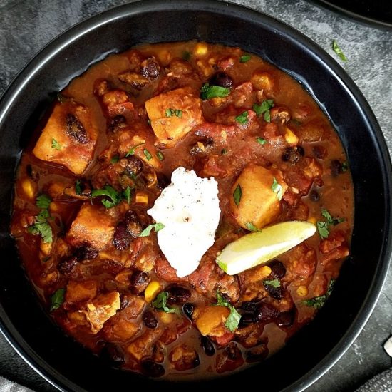 sweet potato black bean chili3